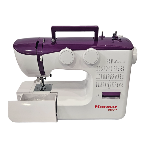 Ev Tipi Düz Dikiş Makinesi 36 Desenli Mor / Model 990P | Konfeksiyon Sepeti