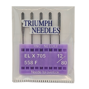 Ev Tipi Overlok Dikiş Makinesi İğnesi / Elx705  12/80 10Adet