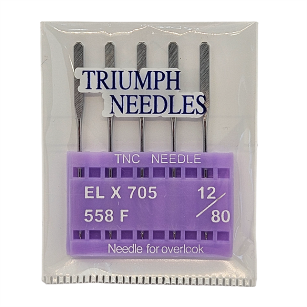 Ev Tipi Overlok Dikiş Makinesi İğnesi / Elx705 12/80 10Adet | Konfeksiyon Sepeti
