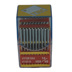 Reçme Dikiş İğnesi Yanmaz UY128 GAS SES PVD 14 90 100ADET – reçme (coverstitch) makine iğnesi