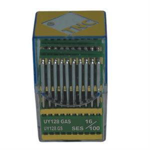 Reçme Dikiş İğnesi Yanmaz UY128 GAS SES PVD 16 100 100ADET – reçme (coverstitch) makine iğnesi