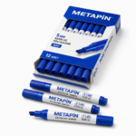Metapin Mavi Koli Kalemi - Kesik Uç Detay
