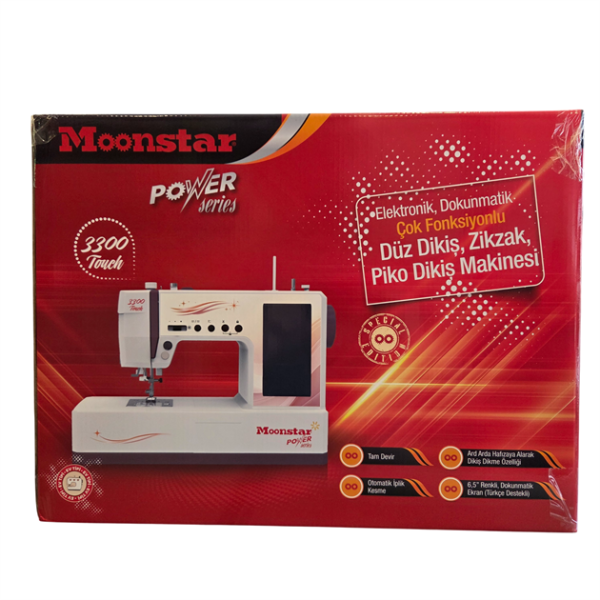 moonstar-ev-tipi-elektronik-duz-dikis-85b0ad.png Ev Tipi Elektronik Düz Dikiş Makinesi 300 Desen Dokunmatik Ekran / Model 3300 Touch | Konfeksiyon Sepeti