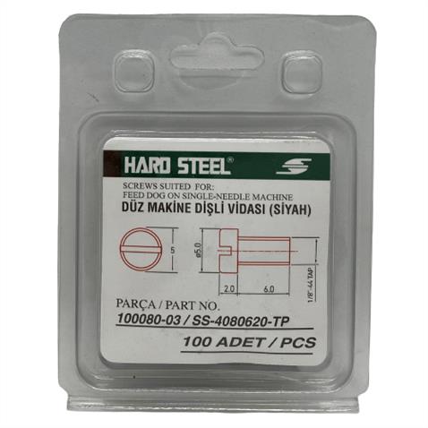 hard-steelduz-makine-disli-vidasi-1000-71cad5.jpg Düz Makine Dişli Vidası Siyah / 100080-003 100ADET | Konfeksiyon Sepeti